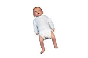 Simulador neonato masculino para cuidados básicos del bebé